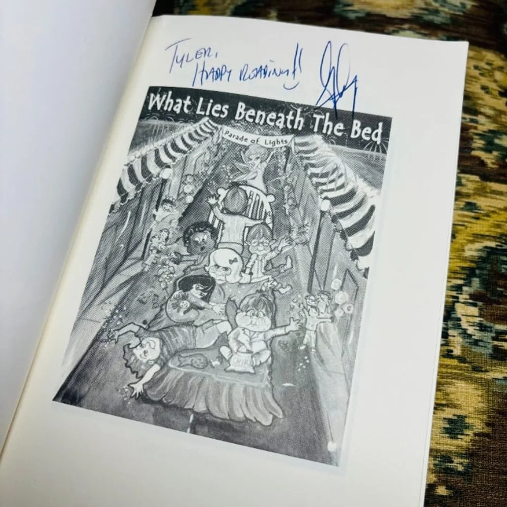 Parade of Lights, a What Lies Beneath the Bed novel by Gerald Sharpe AUTOGRAPHED
